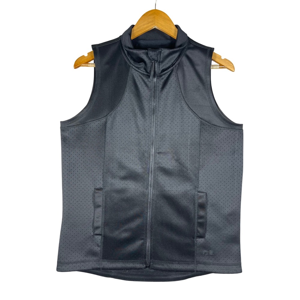 Retro Princess Cruises Vest Women Small Black Full Zip Sleeveless Layer Nautical